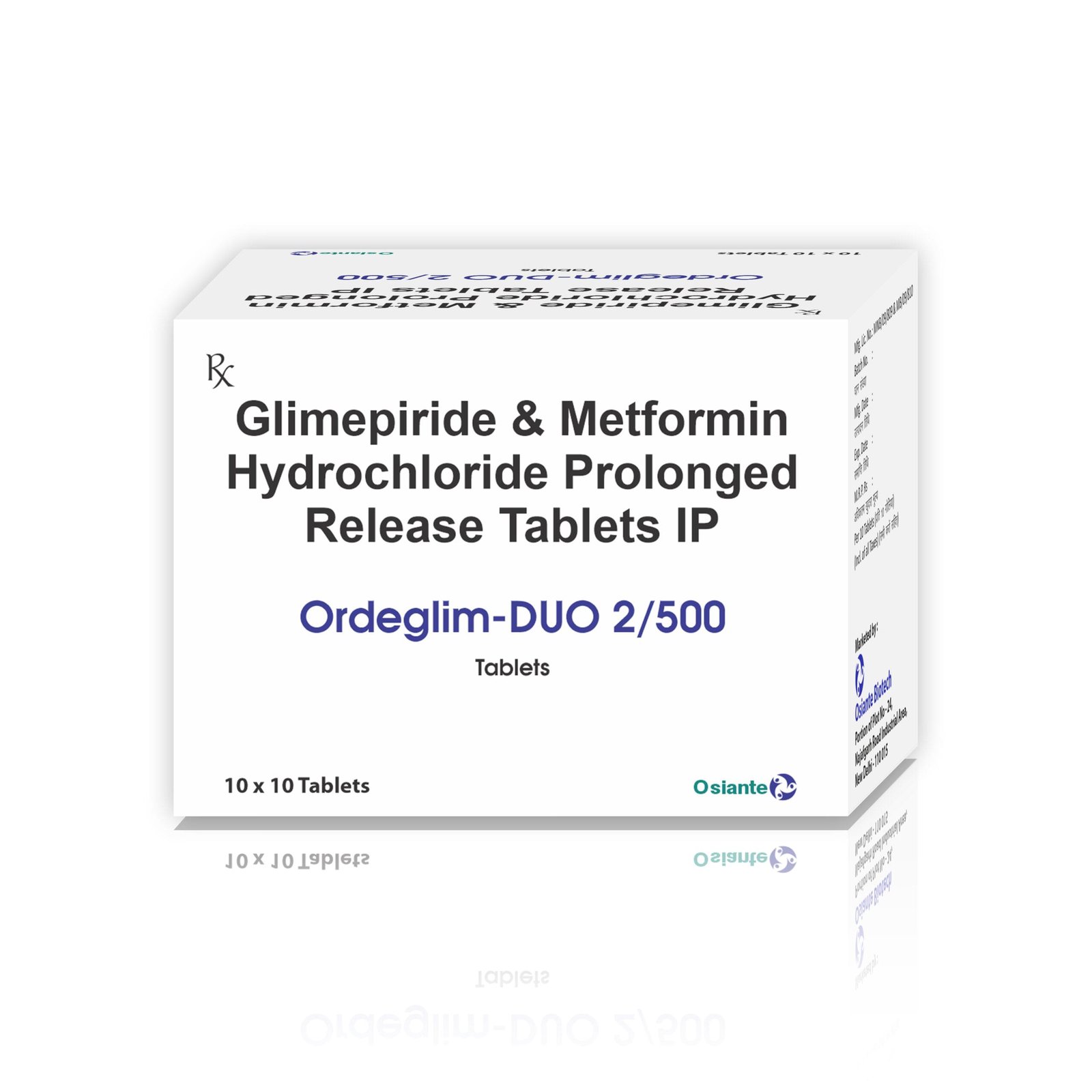 ORDEGLIM-DUO 2/500 TABLETS